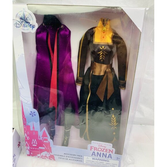 FROZEN~DISNEY PRINCESS ANNA W/ BRUSH CLASSIC DOLL & ACCESSORY PACK SET - Picture 8 of 9